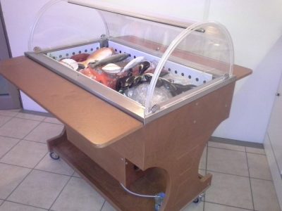 carrello per pesce FRESCO da mettere in sala ristorante