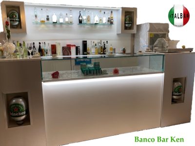 Banco Bar Ken di cm.300 completo di retrobanco €.9.400+iva