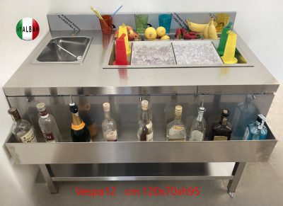 Banco per la preparazione dei cocktail