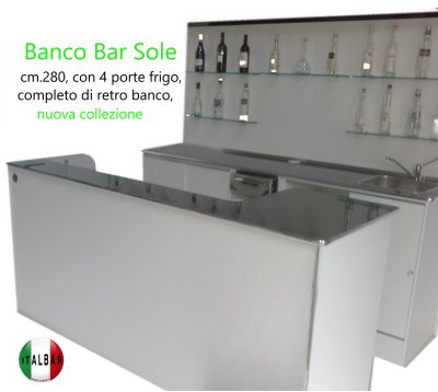 Bancone Bar Sole cm.280: Oggi in promozione a €.5.800+iva