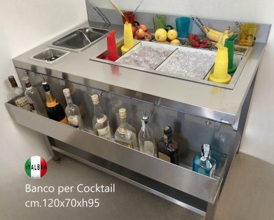 Bancone per cocktail cm.120